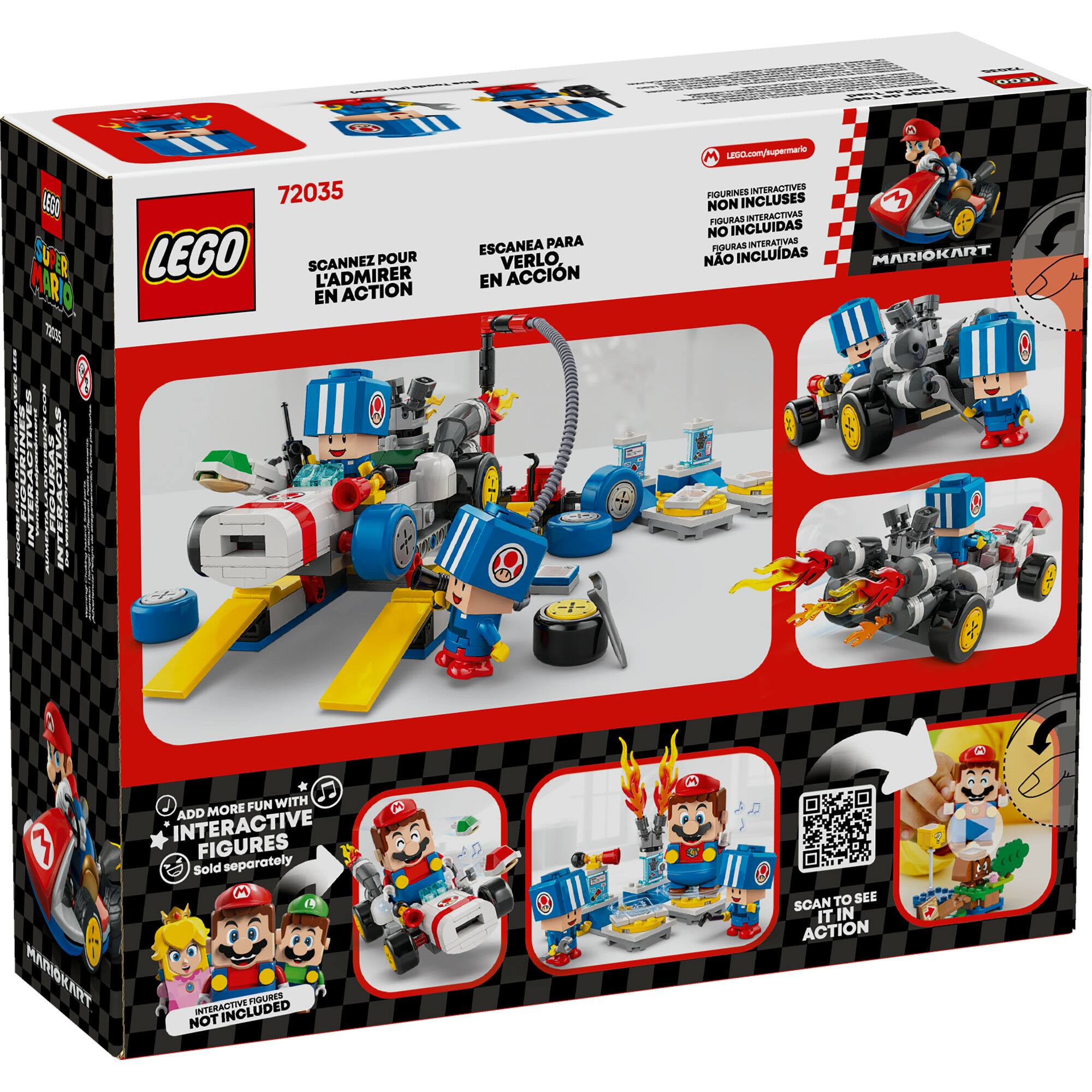 LEGO® Super Mario™: Mario Kart™ – Toad’s Garage, Nintendo® Character Gift 72035